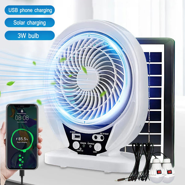 Portable Outdoor Solar Fan